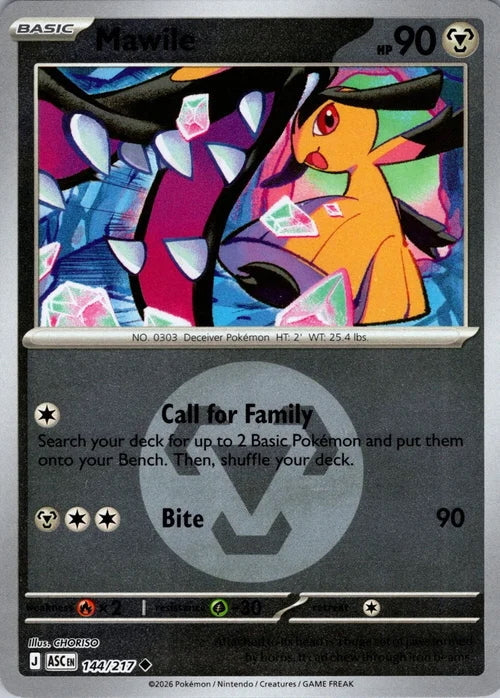 Ascended Heroes Mawile #144/217 Reverse Holo